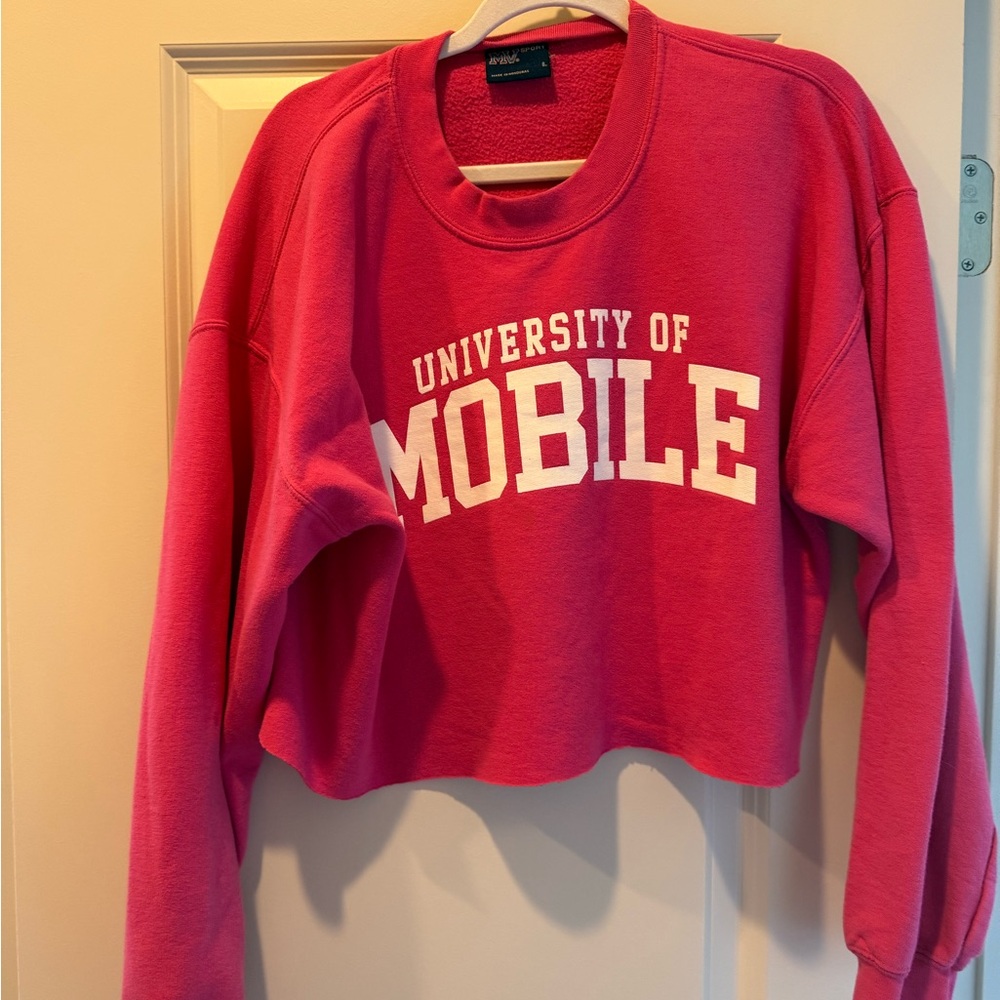 University of Mobile Cropped Sweatshirt.